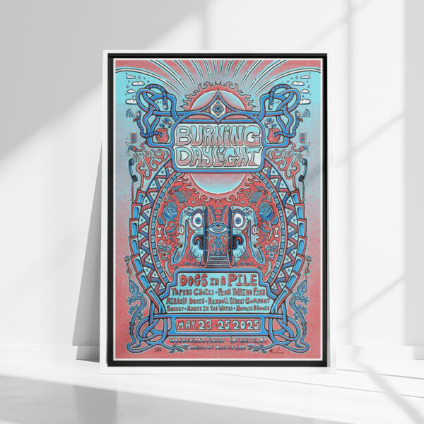 Burning Day Light Wonderland Forest Lafayette NY May 23-25 2025 Poster