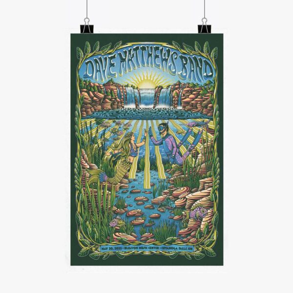 Dave Matthews Band Cuyahoga Falls OH May 30 2025 Poster