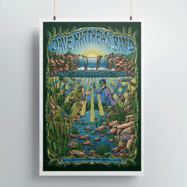 Dave Matthews Band Cuyahoga Falls OH May 30 2025 Poster
