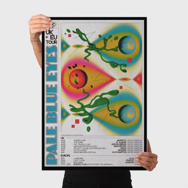 Pale Blue Eyes 2025 UK EU Tour Poster