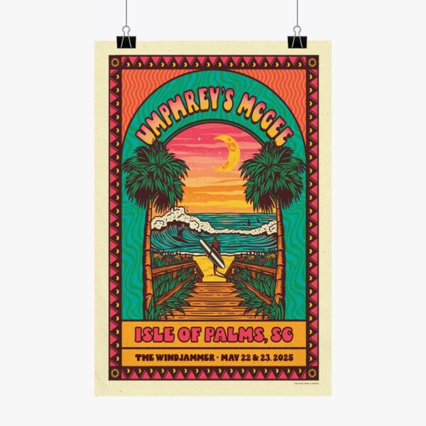 Umphrey’s McGee Isle of Palms SC 2025 Poster