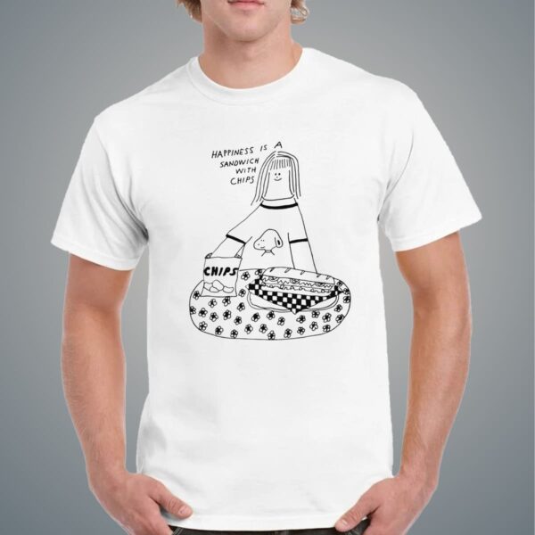 Happiness Is A Sandwich With Chips Shirt