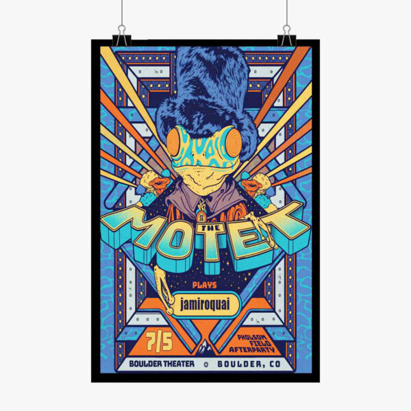 The Motet Boulder Juny 5th 2025 Poster