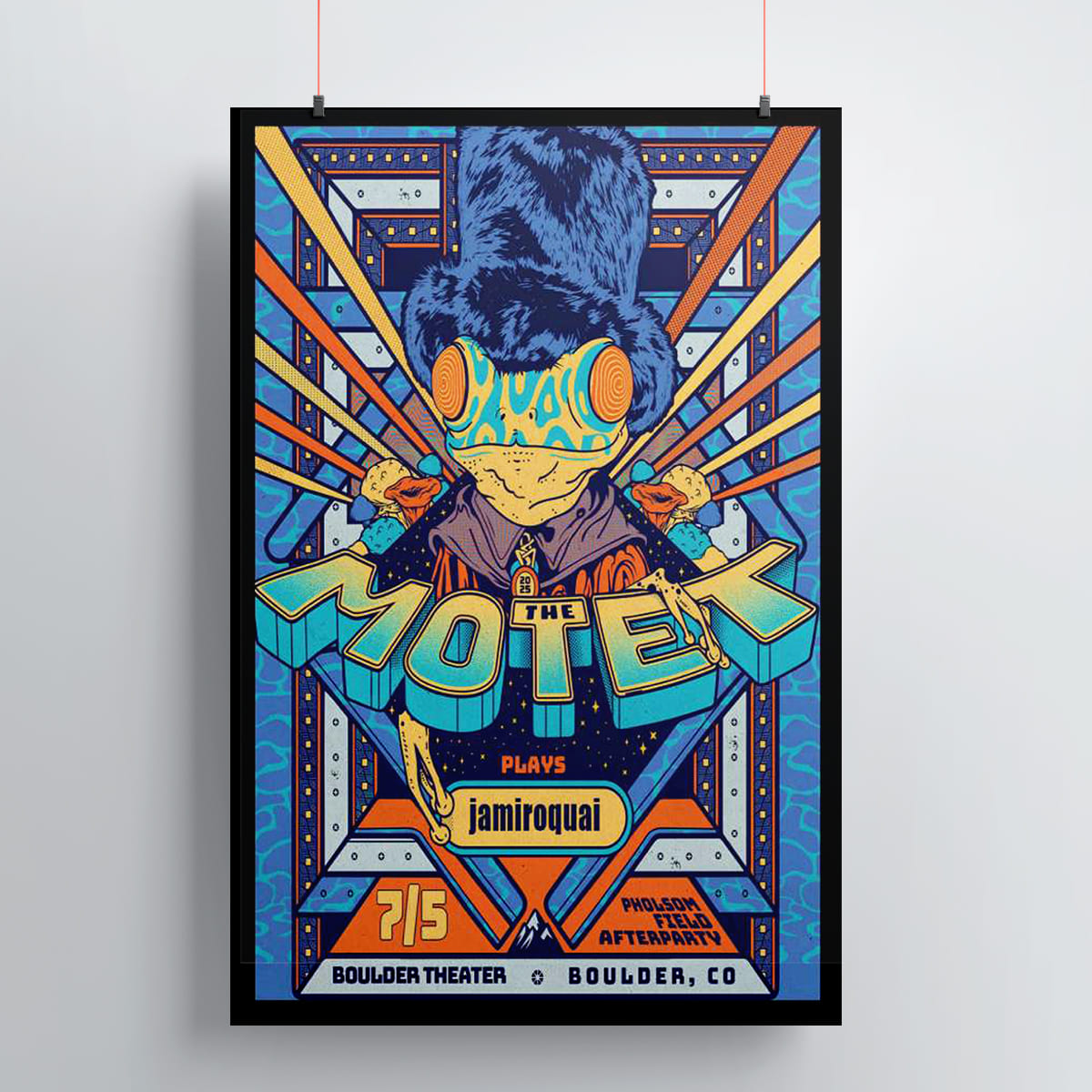 The Motet Boulder Juny 5th 2025 Poster 4 The Motet Boulder Juny 5th 2025 Poster 4