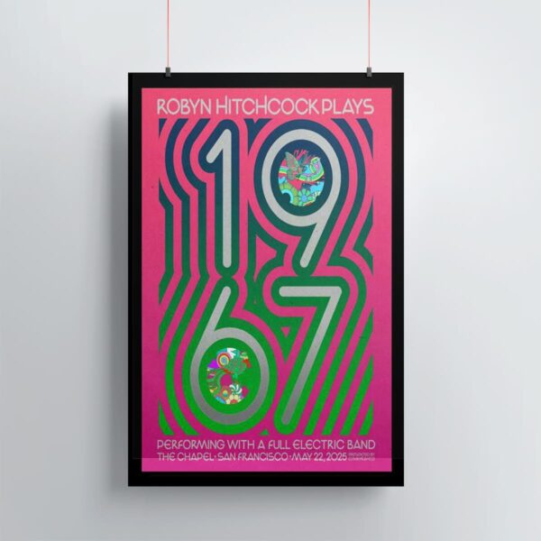 Robyn Hitchcock Show The Chapel San Francisco CA May 22 2025 Poster