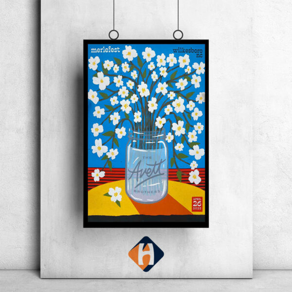 The Avett Brothers Concert Merlefest Wilkesboro NC Apr 26 2025 Poster
