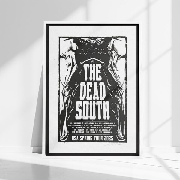 The Dead South USA Spring Tour 2025 Poster