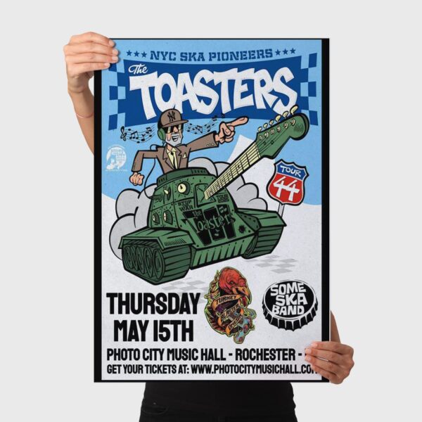 THE TOASTERS May 15 2025 Rochester NY Poster