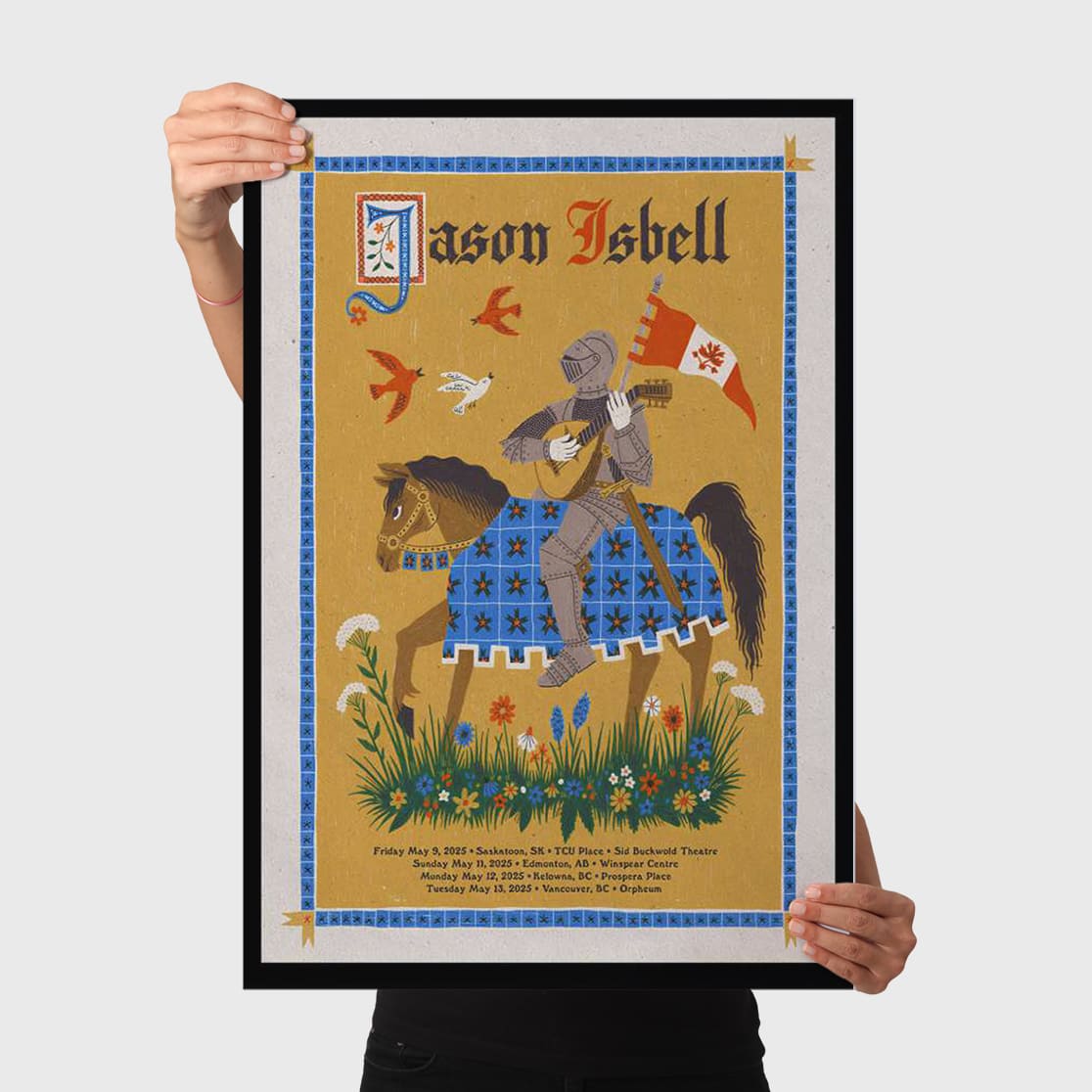 Jason Isbell And The 400 Unit TCU Place Sid Buckwold Theatre Saskatoon SK May 9 2025 Poster 2 Jason Isbell And The 400 Unit TCU Place Sid Buckwold Theatre Saskatoon SK May 9 2025 Poster 2