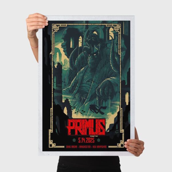 Primus SNHU Arena May 13 2025 Show Poster
