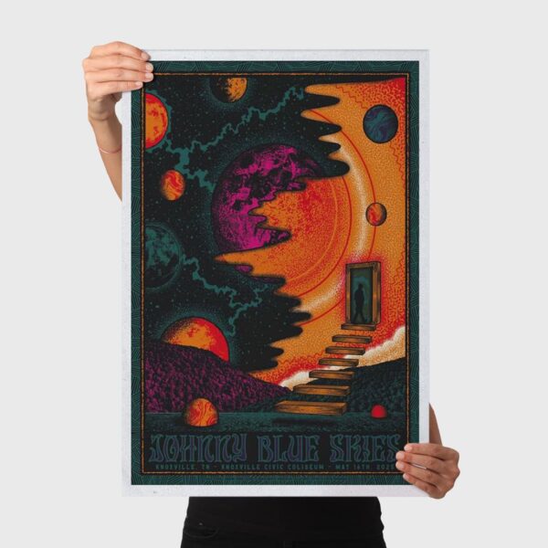 Johnny Blue Skies Knoxville Civic Coliseum Knoxville TN May 16 2025 Poster