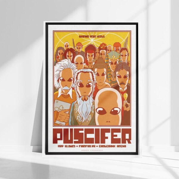 Puscifer Fairfax VA Event May 18 2025 Poster