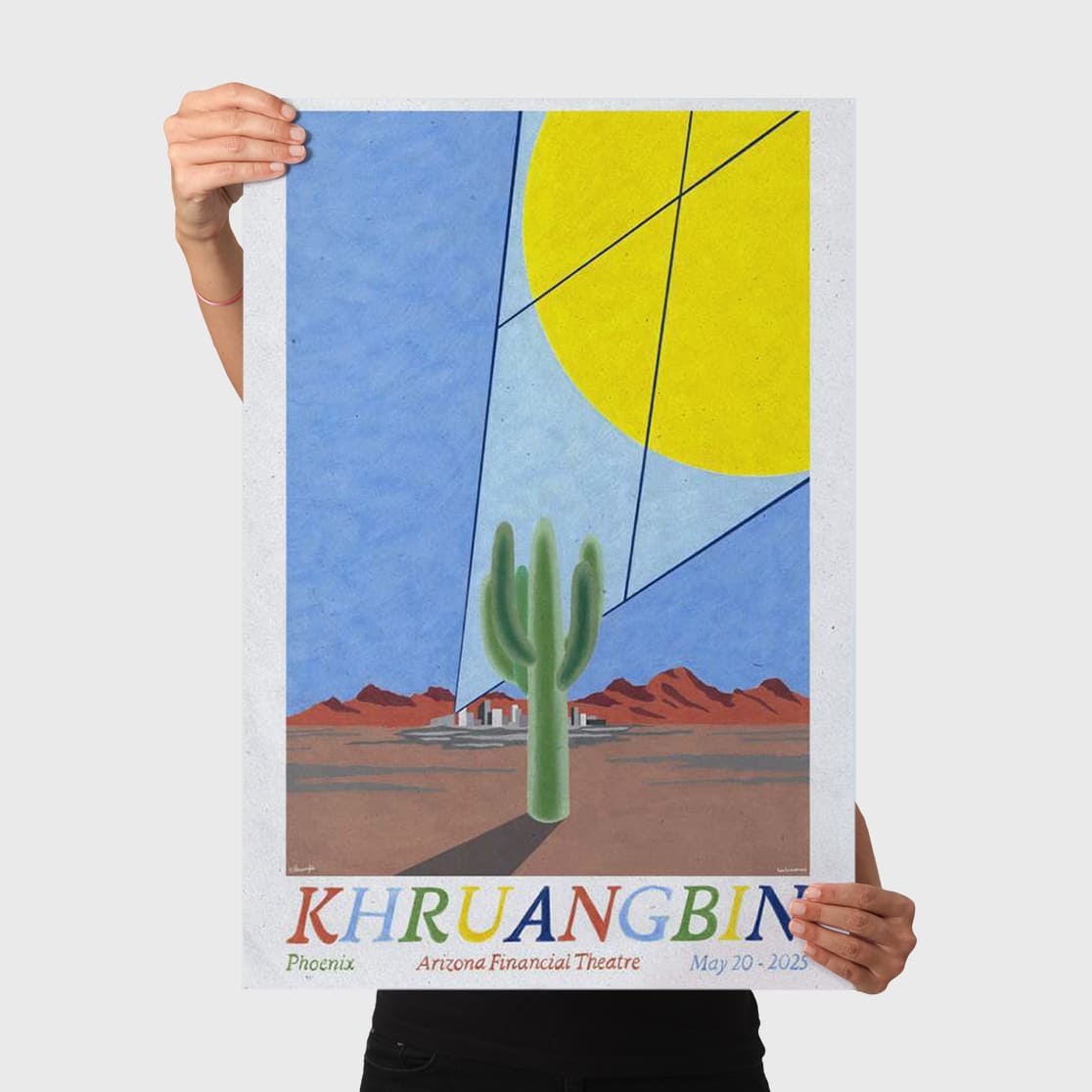 Khruangbin Phoenix AZ May 20 2025 Poster 2 Khruangbin Phoenix AZ May 20 2025 Poster 2