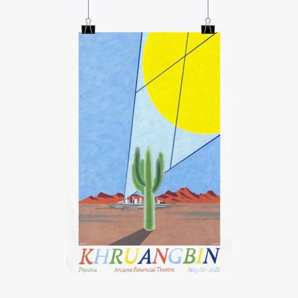 Khruangbin Phoenix AZ May 20 2025 Poster